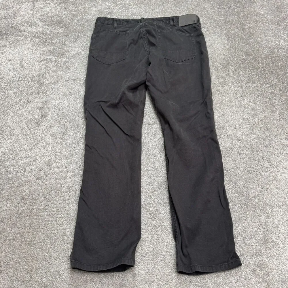 Bonobos Tailored Fit Chino Pants Mens 35x30 Dark Gray Straight Corduroy 5-Pocket